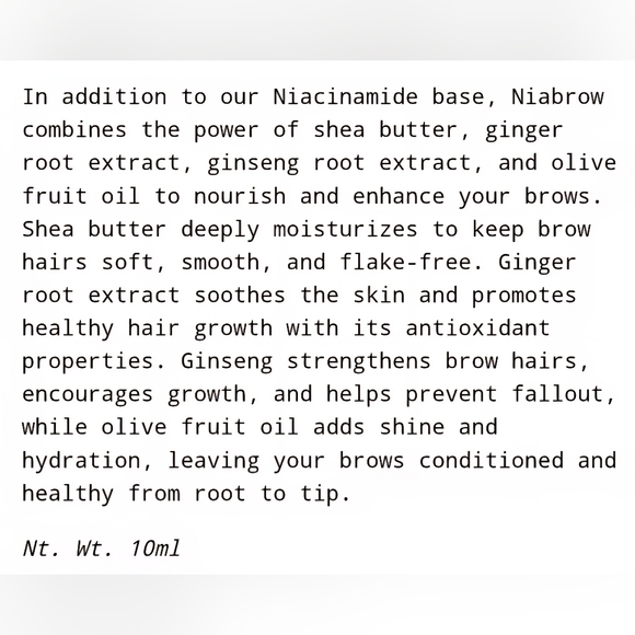 TOY FACTORY NIABROW NIACINAMIDE SERUM BROW CLEAR GEL. - Picture 8 of 11